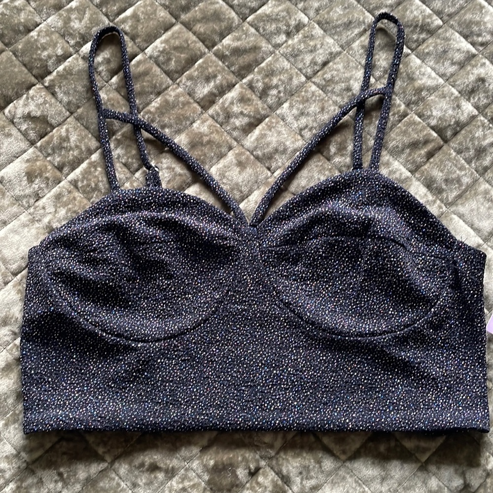 Taylor Swift 1989 Sparkly Crop Top